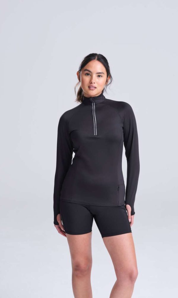 WOMEN'S COOL FLEX 1/2 ZIP TOP