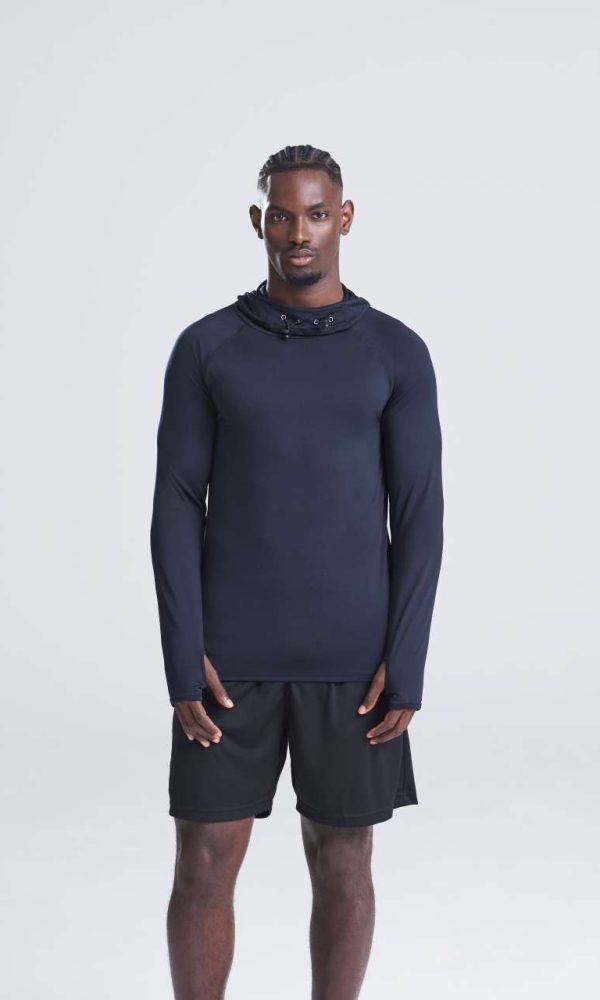 MENS COOL COWL NECK TOP