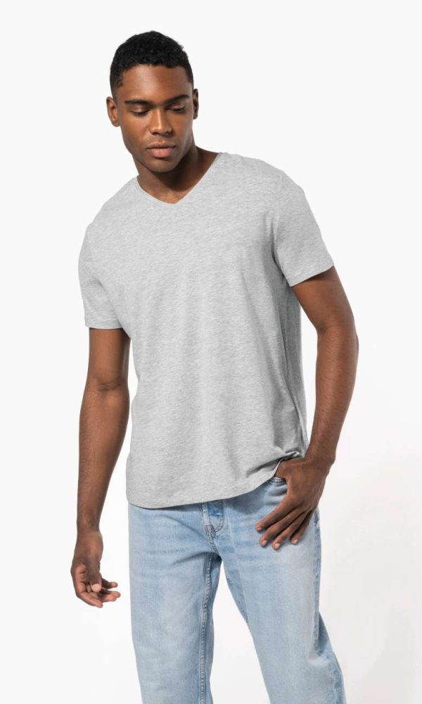 MEN'S SHORT-SLEEVED V-NECK T-SHIRT