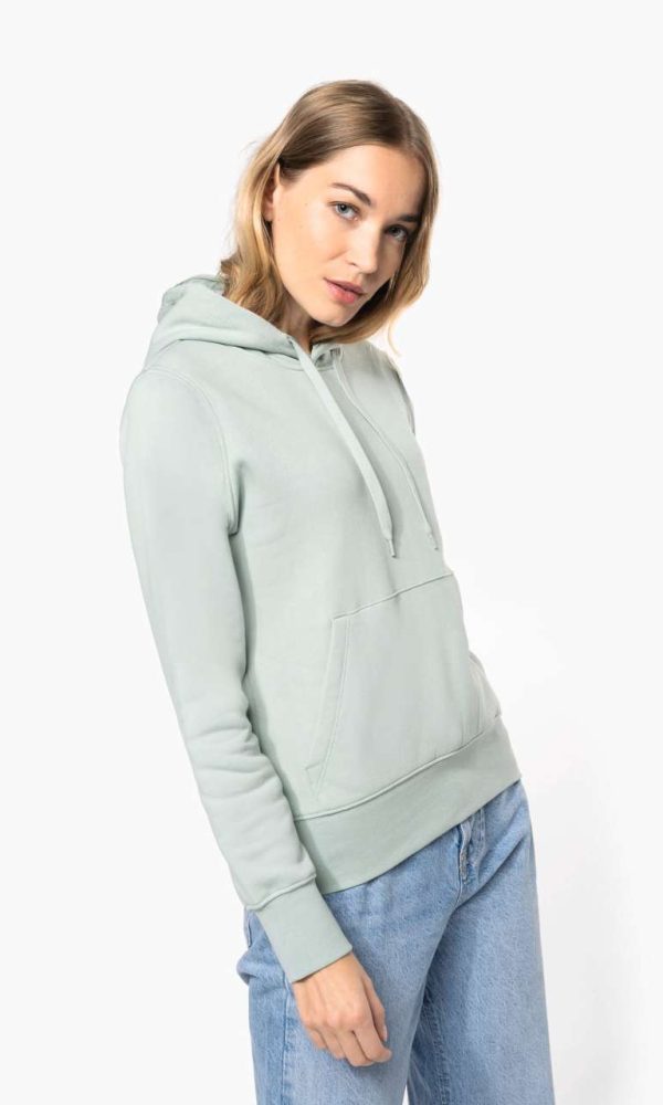 LADIES' ECO-FRIENDLY HOODED SWEATSHIRT