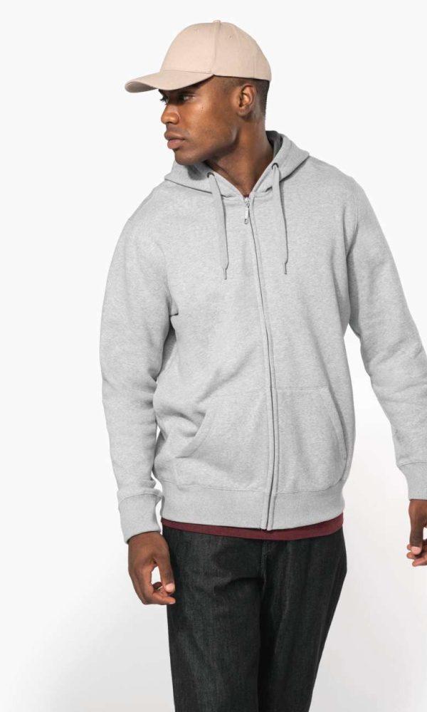 FULL ZIP HOODED SWEATSHIRT