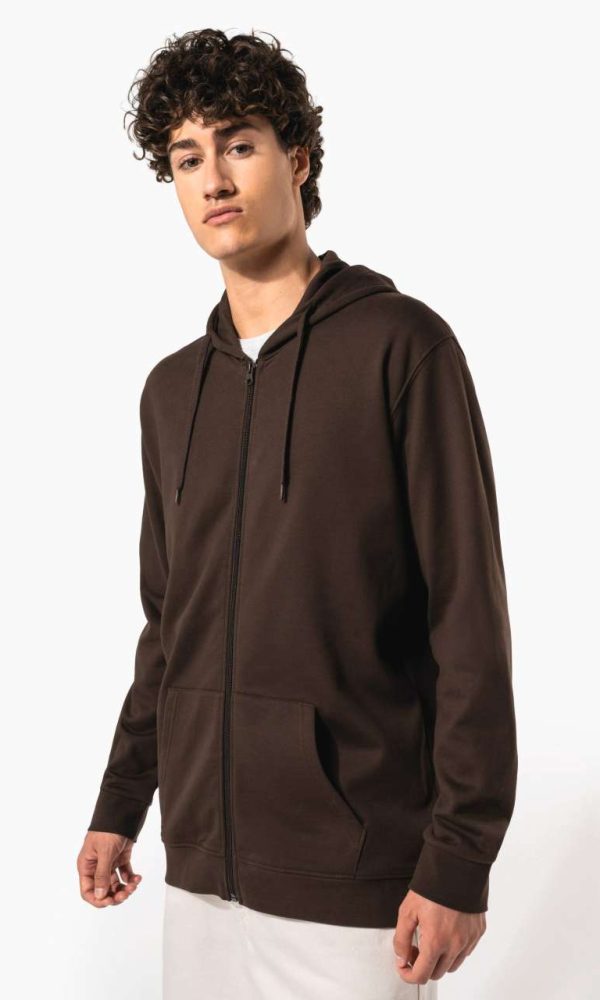 FULL ZIP HOODED SWEATSHIRT