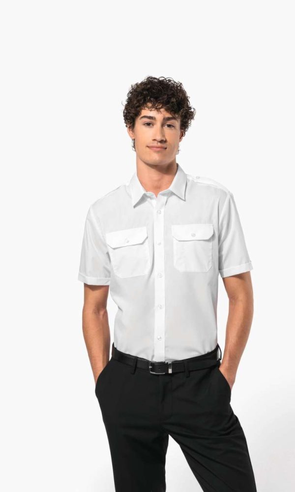MEN'S SHORT-SLEEVED PILOT SHIRT