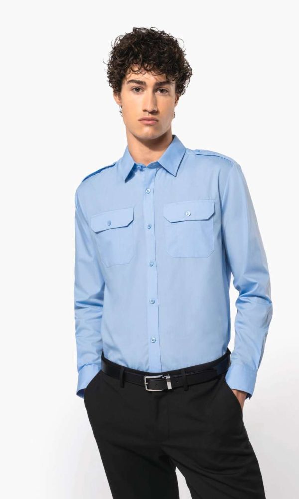 MEN'S LONG-SLEEVED PILOT SHIRT