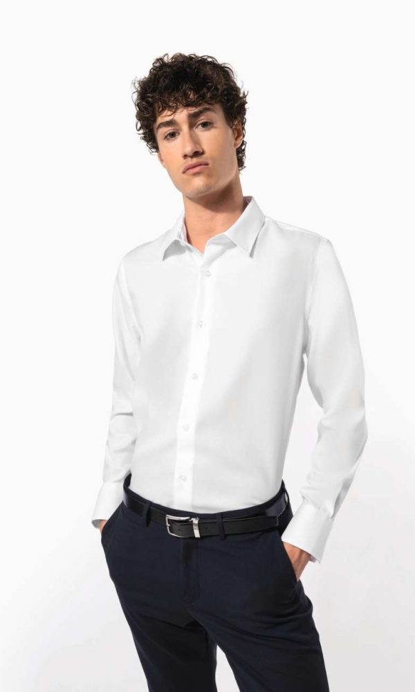 MEN'S FITTED LONG-SLEEVED NON-IRON SHIRT