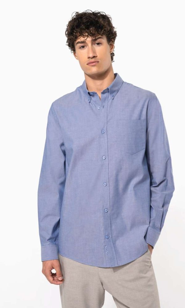 MEN'S LONG-SLEEVED OXFORD SHIRT