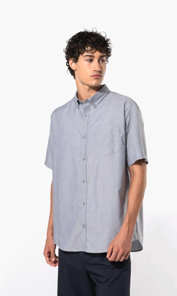MEN'S SHORT-SLEEVED OXFORD SHIRT