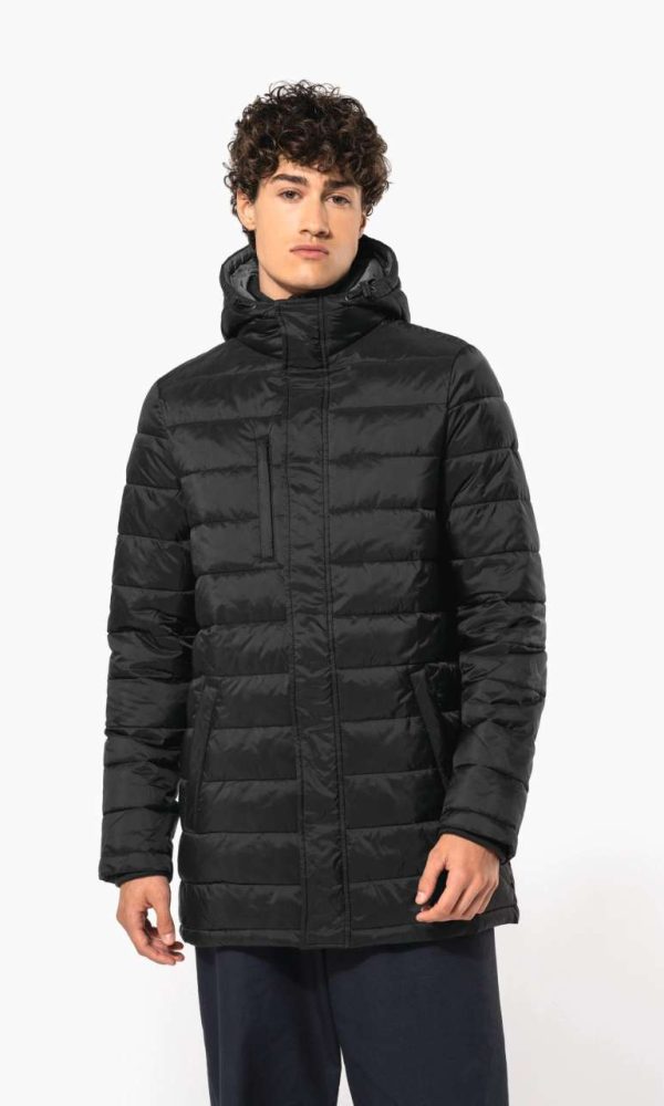 MEN'S LIGHTWEIGHT HOODED PADDED PARKA