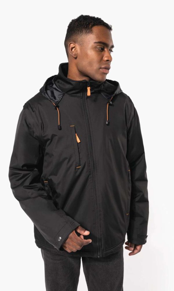 SCORE - DETACHABLE-SLEEVED BLOUSON JACKET
