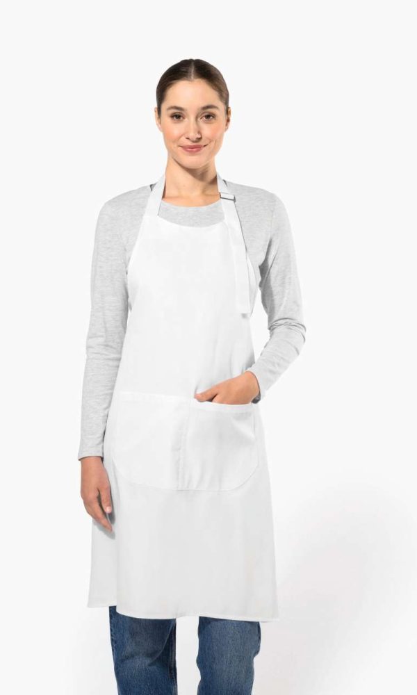 POLYCOTTON APRON HIGH-TEMPERATURE WASHABLE