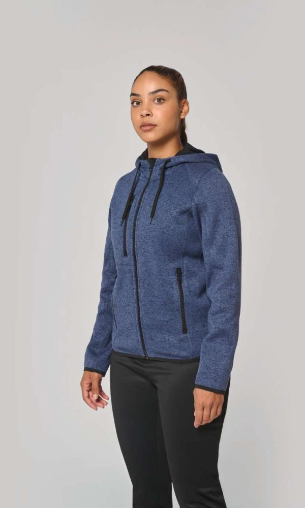 LADIES’ HEATHER HOODED JACKET