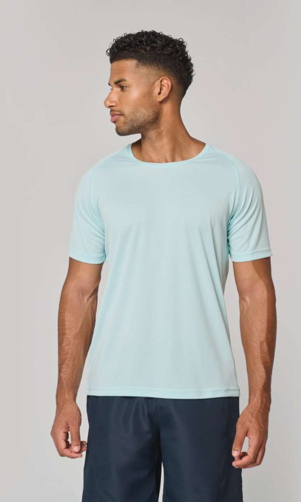 MEN'S RECYCLED ROUND NECK SPORTS T-SHIRT