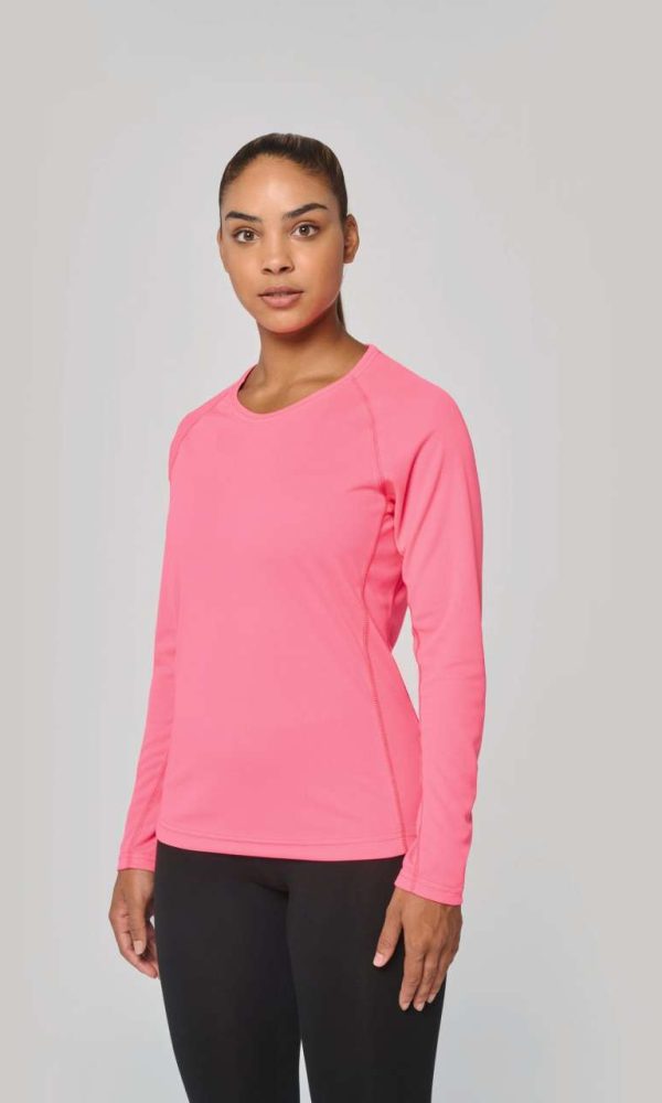 LADIES' LONG-SLEEVED SPORTS T-SHIRT