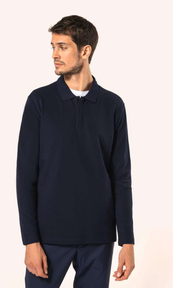 MEN'S LONG-SLEEVED SUPIMA® POLO SHIRT