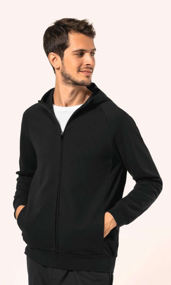 MEN'S ZIPPED HOODIE