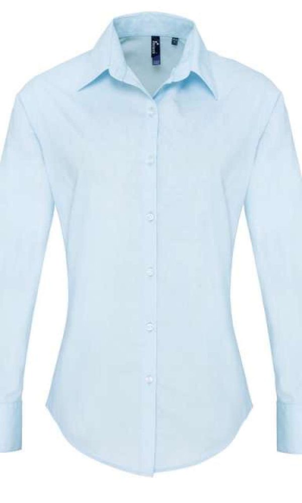 WOMEN'S POPLIN SUPREME LONG SLEEVE SHIRT