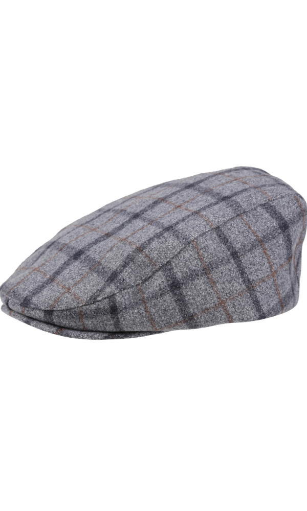 ACRE TWEED-EFFECT FLATCAP