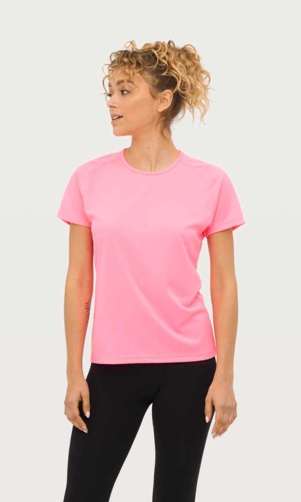 SOL'S SPORTY WOMEN - RAGLAN SLEEVED T-SHIRT