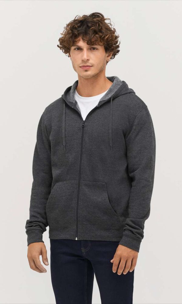 SOL'S STONE - UNISEX ZIP HOODIE