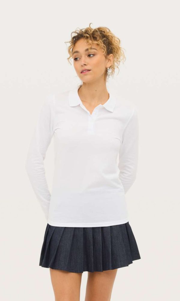 SOL'S PERFECT LSL WOMEN - LONG-SLEEVE PIQUÉ POLO SHIRT