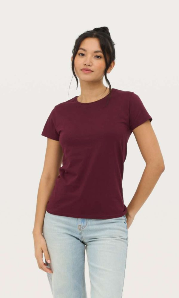 SOL'S PIONEER WOMEN - ROUND-NECK FITTED JERSEY T-SHIRT