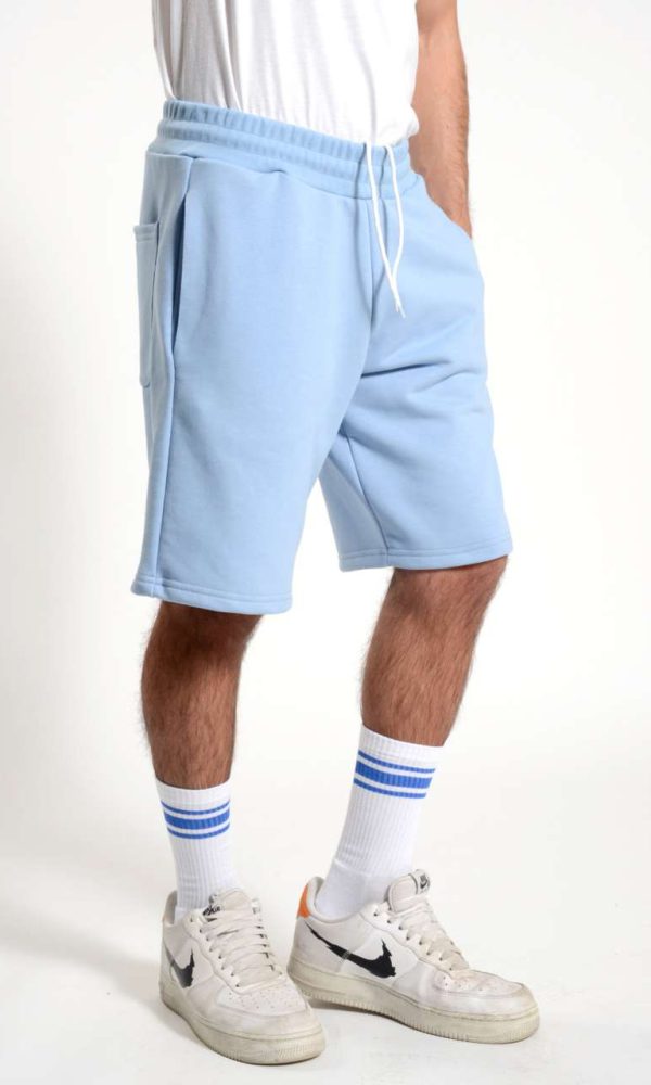 365 - DIAGONAL FRENCH TERRY BERMUDA SWEATSHORT